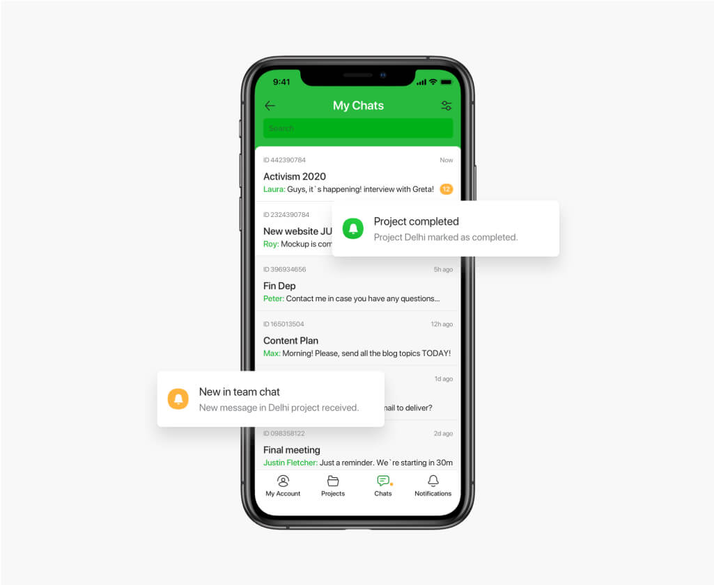 Landing Page for APP